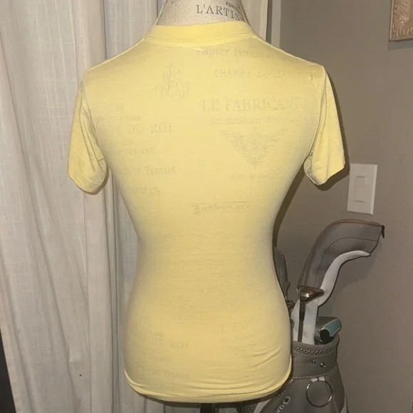 Vintage Yellow & Red Graphic T-Shirt Shortsleeve Small Women’s Tee - Picture 5 of 5